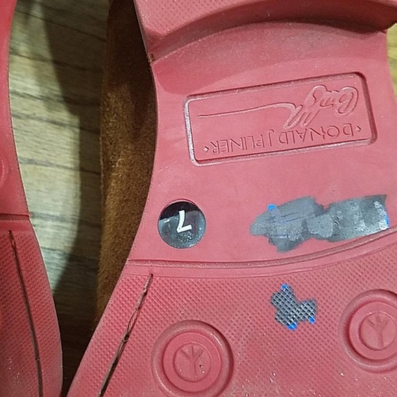 Donald J pliner Evan brown suede oxfords men's sz 7 - Picture 13 of 15